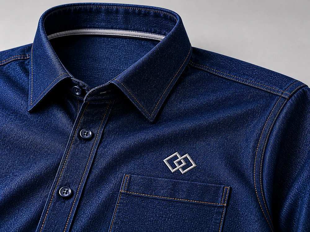 Material Denim untuk baju korporat custom