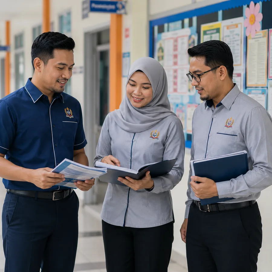 Baju korporat custom untuk sekolah kolej dan universiti
